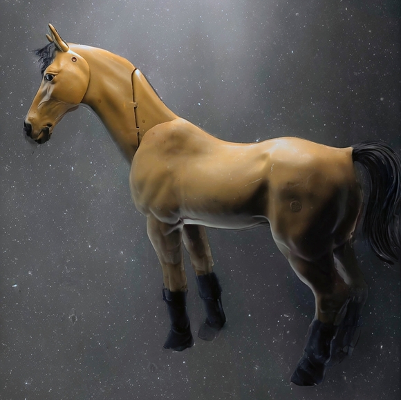 Vintage Marks Toys Johnny West Horse Action Figure Movable Head - Picture 6 of 7